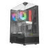 MaxGreen 190-1 Three Side Tempered Glass Mid-Tower ATX Gaming Casing